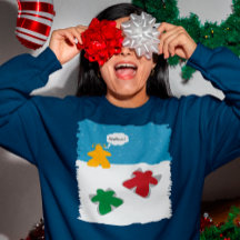 Neve Angel Meeples Mulher Camisa