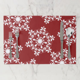 Neve Branca Em Vermelho De Crimson