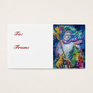 NEVE COM BRINQUEDOS, branco azul