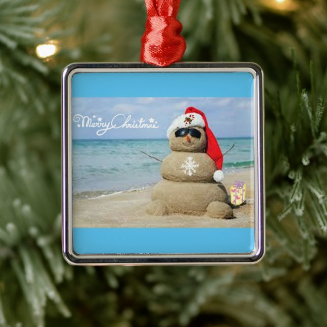 **NEVE DE PRAIA COM ENFEITES DE NATAL** SUPERIOR (Árvore)