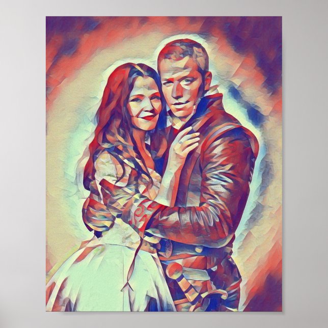 Neve E Impressão De Arte Encantadora (Frente)