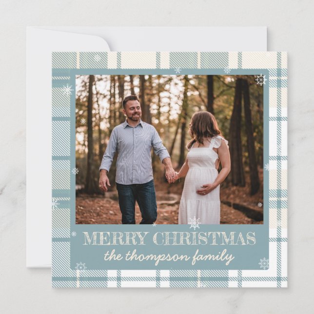 Neve é um Cartão de Natal para a Família Ghear (Frente)