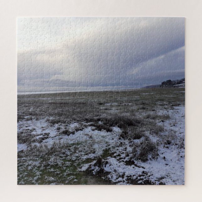 Neve Em Toda A Quebra-cabeça De Bay Jigsee (Vertical)