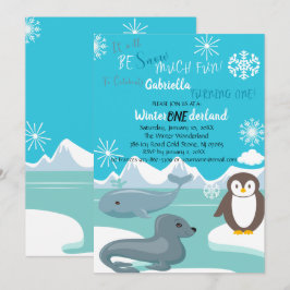 Neve Muito Divertido Transformando Um Convite De A