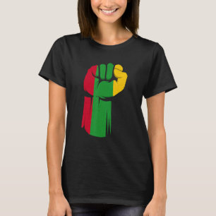 Neve Negra Camisa Preta do Orgulho Americano Afric
