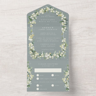 Neve verde Seafoam + Eucalipto Casamento