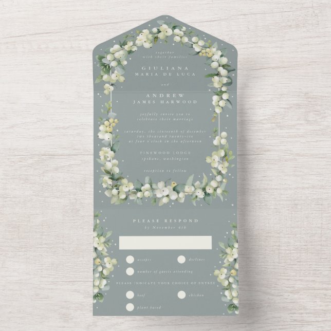 Neve verde Seafoam + Eucalipto Casamento (Interno)