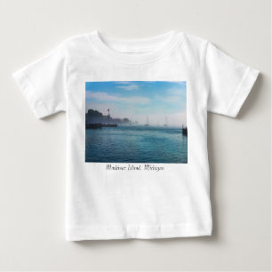Nevoeiro em Mackinac Harbor Baby T-Shirt