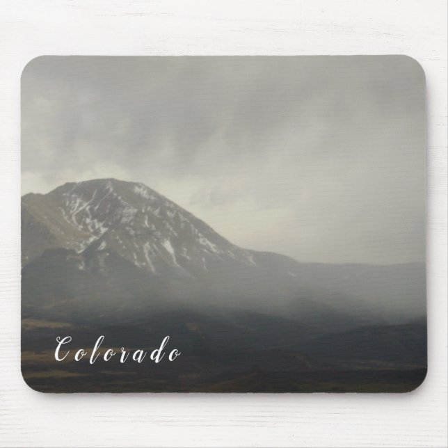 Nevoeiro nas montanhas CO Mousepad (Frente)