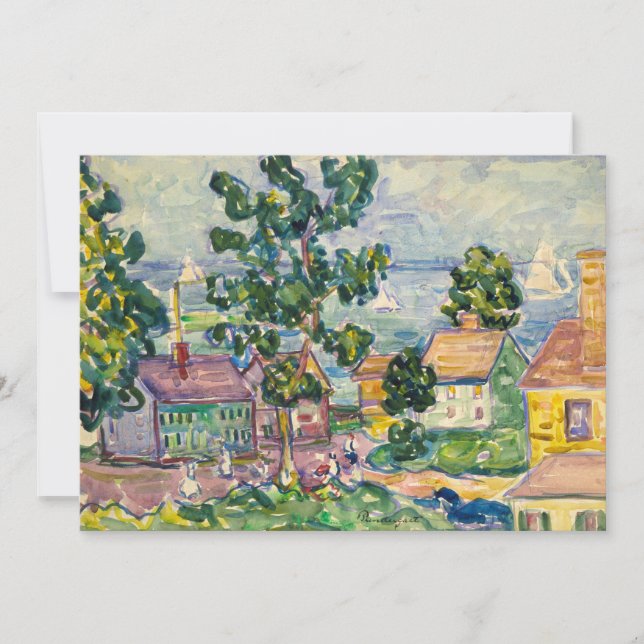 New England Coastal Village | Maurice Prendergast (Frente)