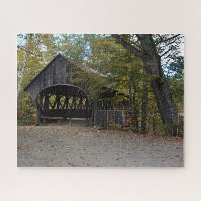 New Hampshire Covered Bridge Quebra-cabeça (Horizontal)