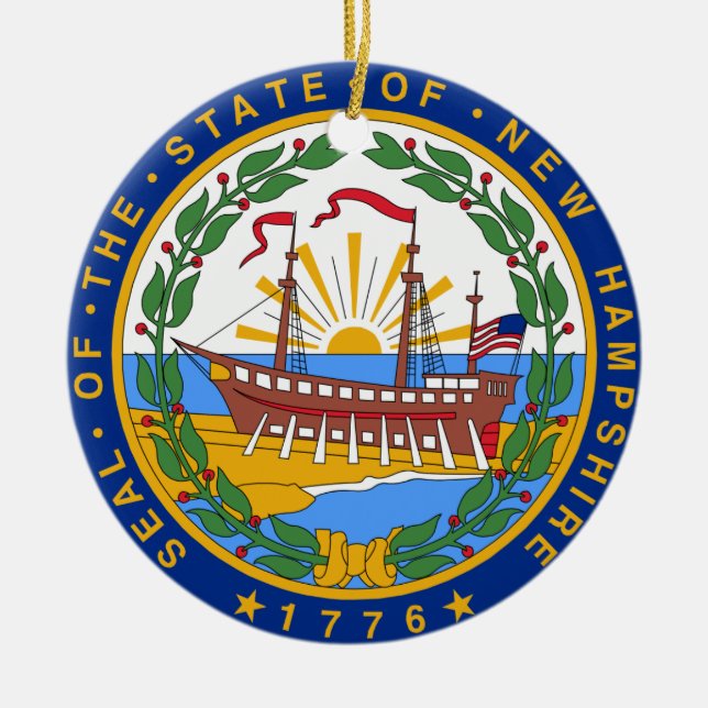 New Hampshire * ornamento (Frente)