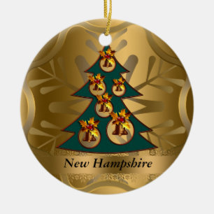 New Hampshire State Enfeites de natal