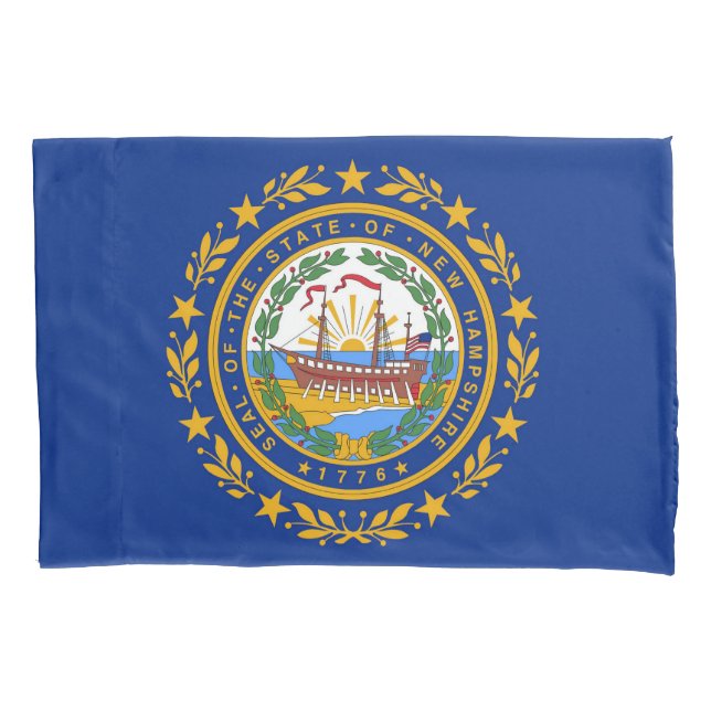 New Hampshire State Flag Impressão Patriotc (Frente)
