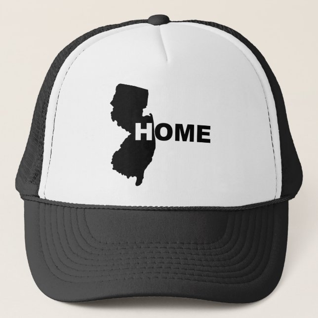 New Jersey Home Longe Do Boné Da Bola Estatal (Frente)