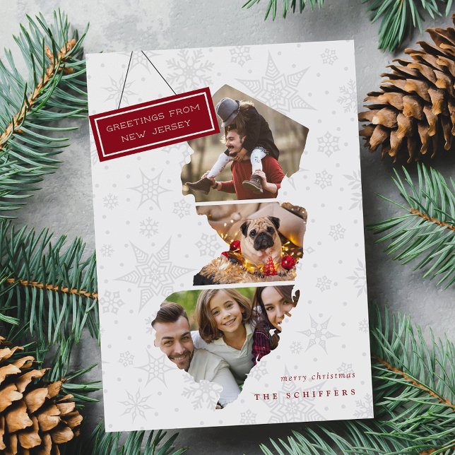 New Jersey Wish | Cartão de Colagem de Fotografias (Criador carregado)