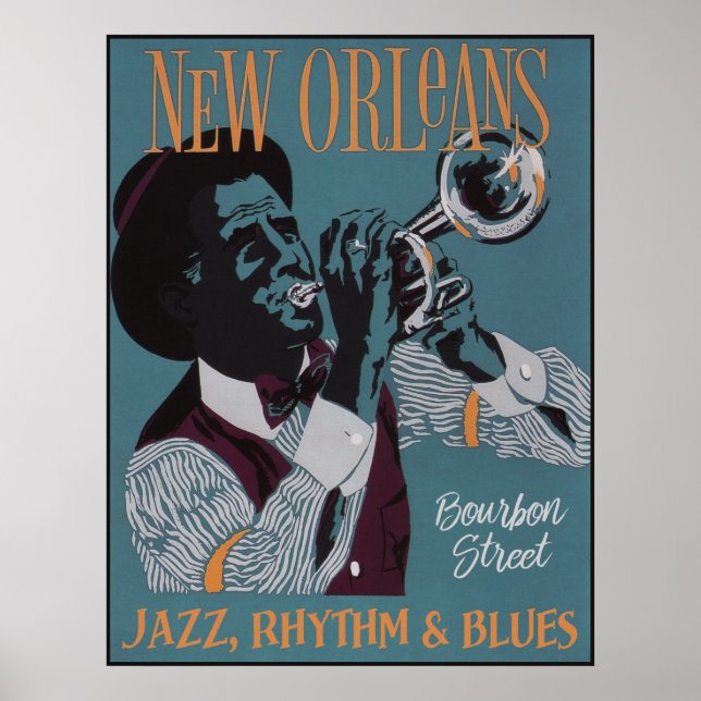 New Orleans Music poster 3/3 (Frente)