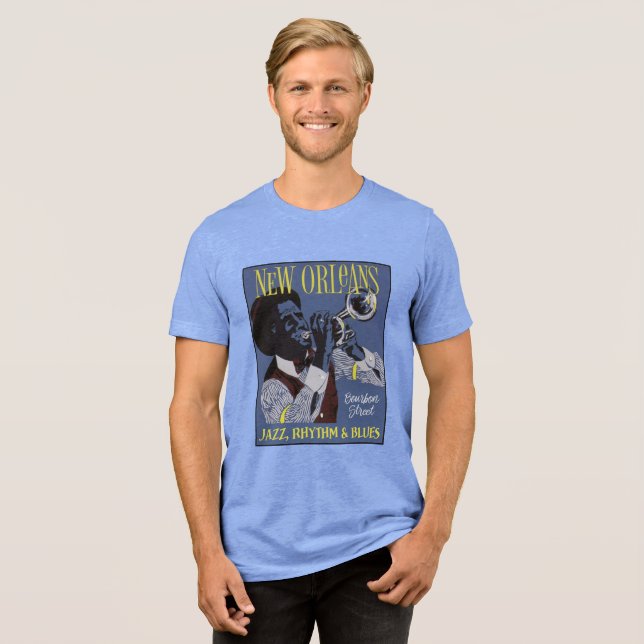 New Orleans Music shirts e jaquetas (Frente Completa)
