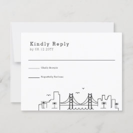 New Orleans Wedding | RSVP Skyline Estilizado