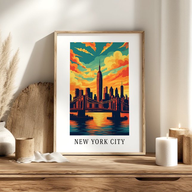 New York City Skyline Poster (Criador carregado)
