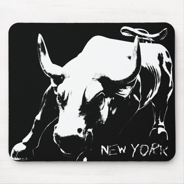 New York Mousepad Bull Landmark New York Gifts (Frente)