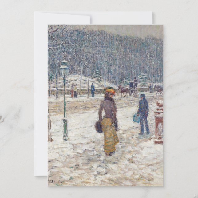 New York Street | Childe Hassam (Frente)