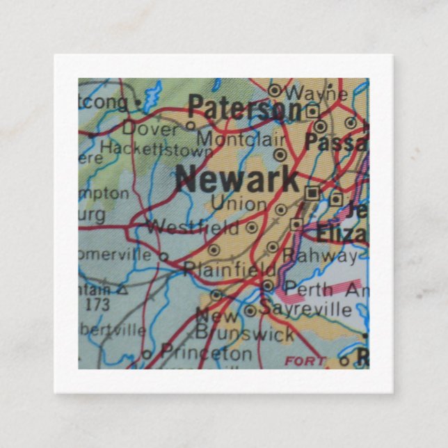 Newark Movimentamos Novo Cartão de Endereço (Frente)