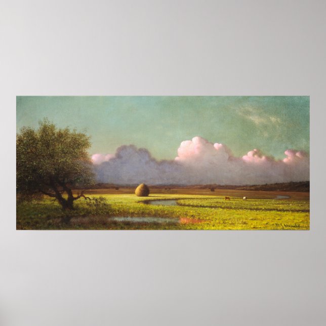 Newbury Marshes - Martin Heade Fine Art Poster (Frente)