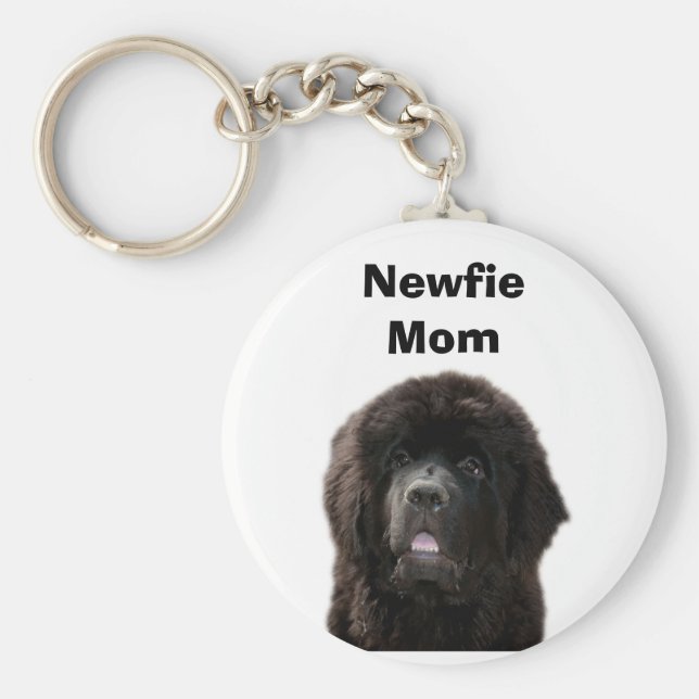 Newfie Mãe Chaveiro (Frente)
