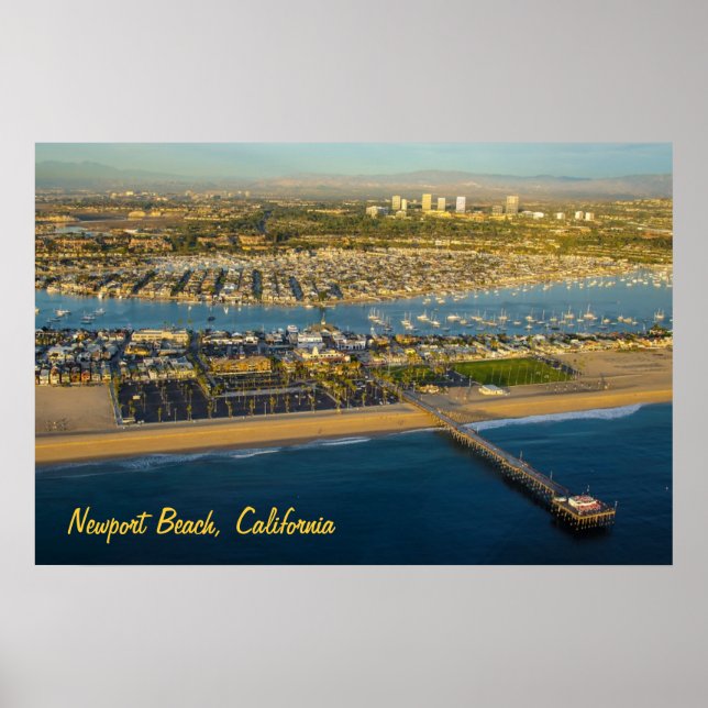 Newport Beach California Poster (Frente)