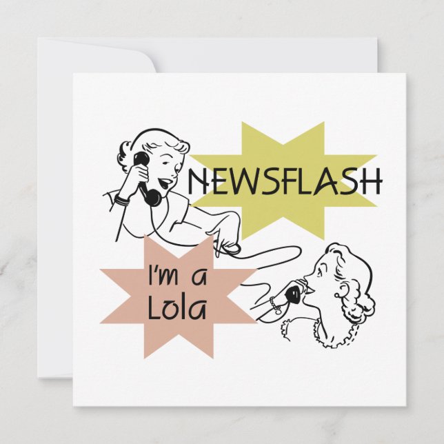 Newsflash Eu sou A Lola T-shirts e presentes (Frente)