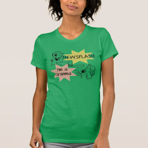 Newsflash eu sou camiseta e presentes de um Granma