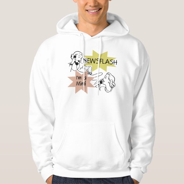 Newsflash eu sou o camiseta um Mimi e os presentes (Frente)
