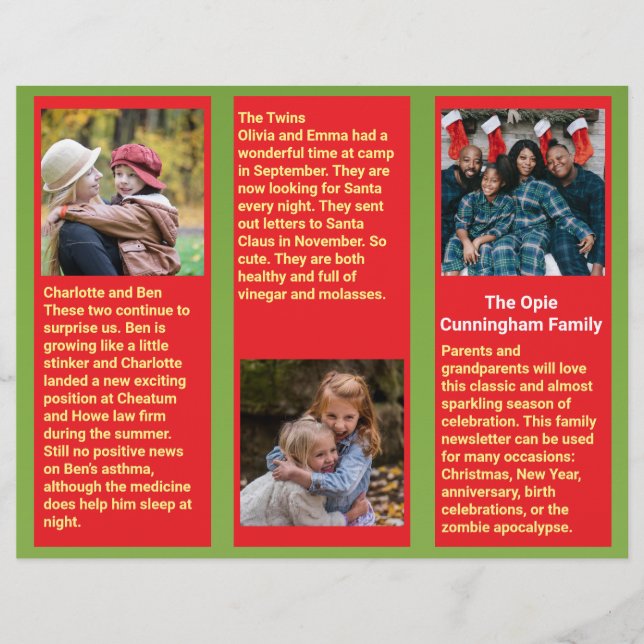 Newsletter ✨ Natal da família (Frente)