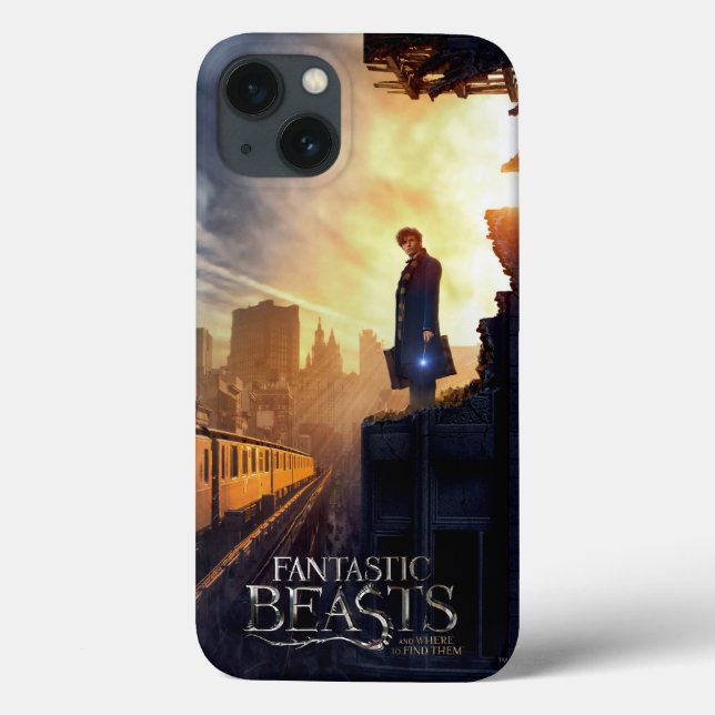 NEWT SCAMANDER™ no edifício destruído (Verso)