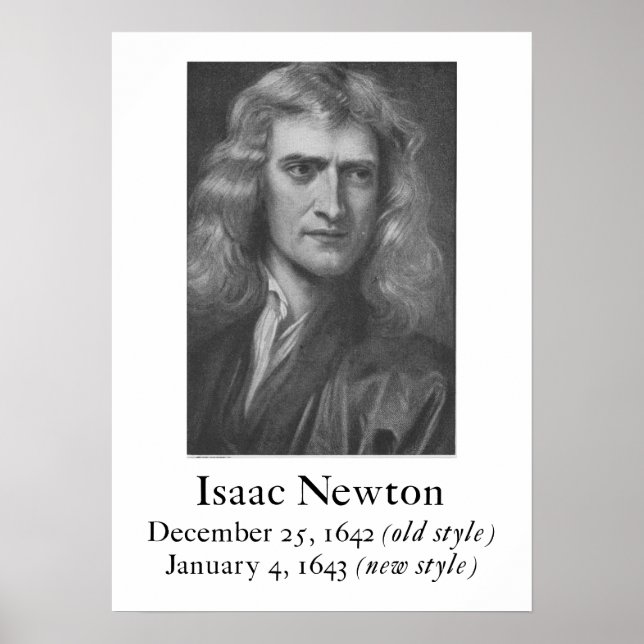 Newton Poster (Frente)