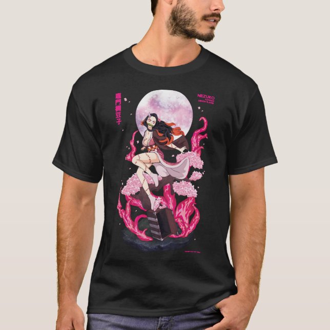 Nezuko Rage Moon T-Shirt (Frente)