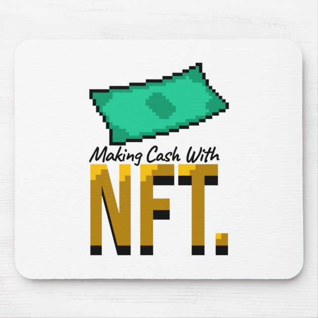 NFT Crypto art Bossica Mouse Pad (Frente)