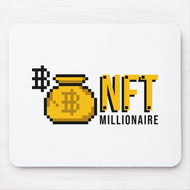 NFT Crypto art Bossica Mouse Pad (Frente)