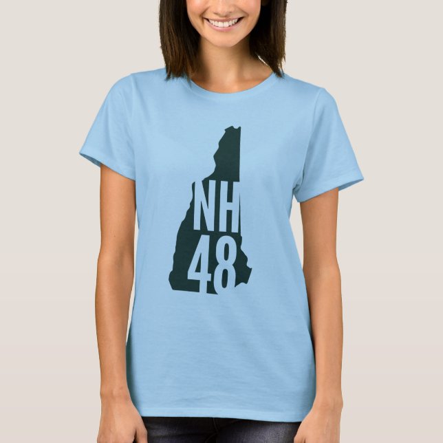 NH48 Lista de T-Shirt feminina (Frente)