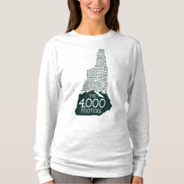 NH 4000 Footers Camiseta de folhas compridas, de u