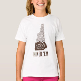 NH 4000 Footers Hiked T-Shirt (Logotipo Brown)