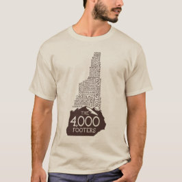 NH 4000 pés Camisa De Folha Longa (Logotipo Marrom