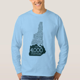 NH 4000 pés Camisa De Folha Longa (Logotipo Verde)