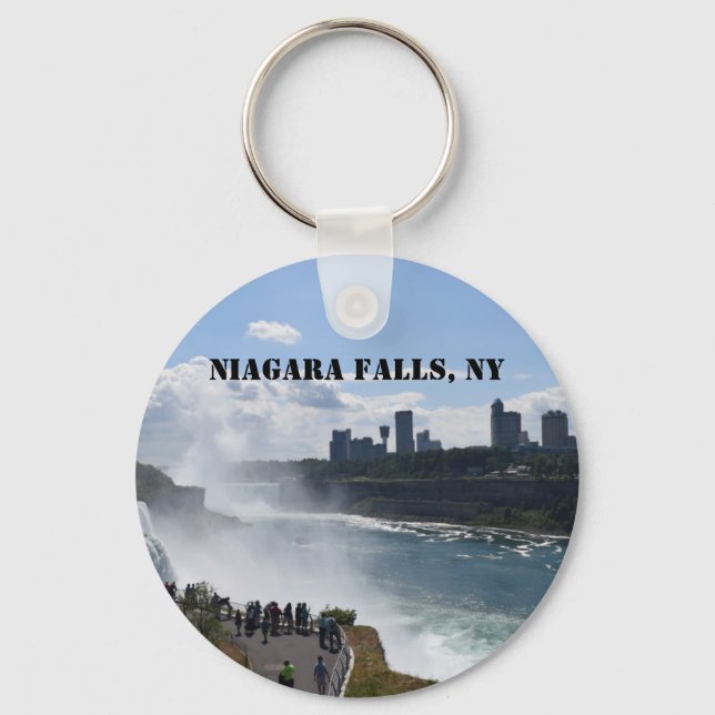 Niagara Falls Button Chaveiro (Frente)