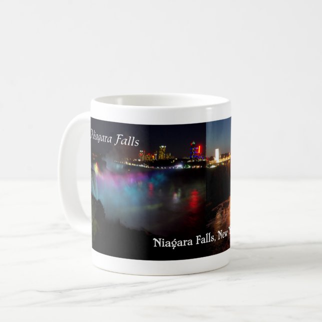 Niagara Falls & caneca da ponte da paz (Frente Esquerda)