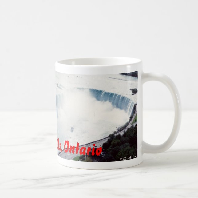 Niagara Falls, caneca de café cénico de Ontário (Direita)
