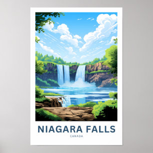 Niagara Falls Poster de viagens do Canadá