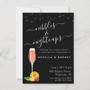 Nibbles Nightcaps Casais Chá Convite de Orçament