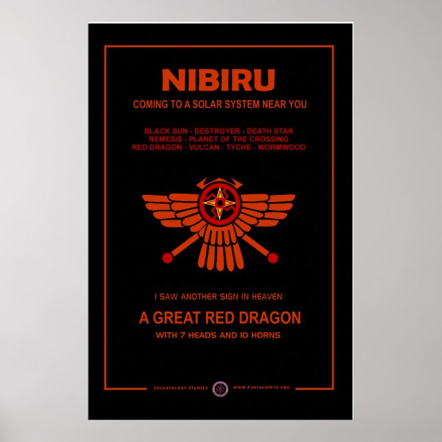 Nibiru - Planeta da Poster de Cruzamento (Frente)